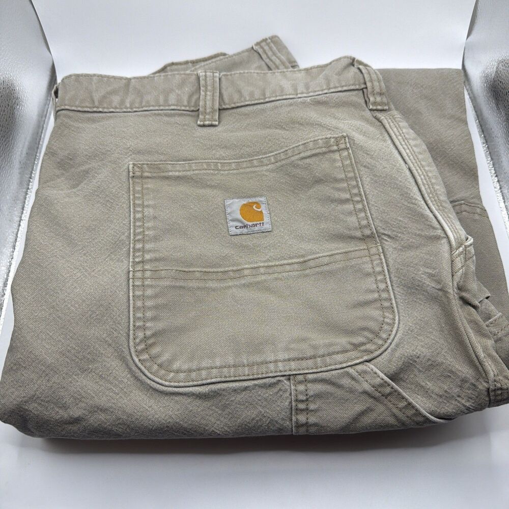 Carhartt Pants Mens 40x32 Relaxed Fit Jeans Workwear Utility Carpenter
